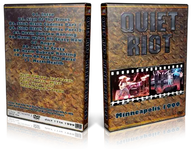 Artwork Cover of Quiet Riot 1999-07-11 DVD Minneapolis Audience