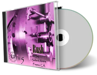 Artwork Cover of Rush 1977-09-28 CD Fresno Audience