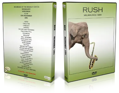 Artwork Cover of Rush 1991-11-10 DVD Milwaukee Audience
