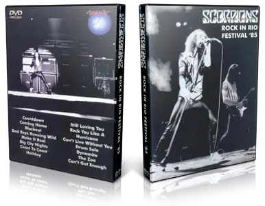 Artwork Cover of Scorpions 1985-01-15 DVD Rio de Janeiro Proshot