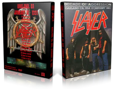 Artwork Cover of Slayer 1991-01-12 DVD Oakland Audience