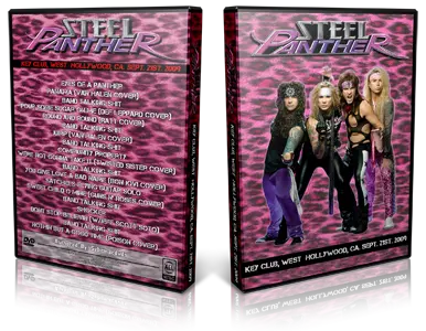 Artwork Cover of Steel Panther 2009-09-21 DVD West Hollywood Audience