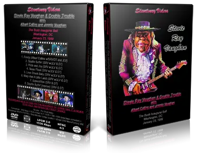 Artwork Cover of Stevie Ray Vaughan 1989-01-23 DVD Washington DC Proshot