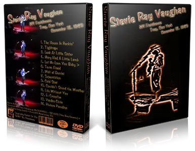 Artwork Cover of Stevie Ray Vaughan 1989-11-12 DVD Troy Audience