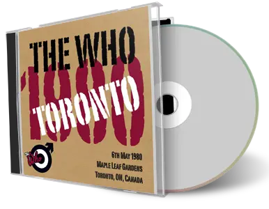 Artwork Cover of The Who 1980-05-06 CD Toronto Audience