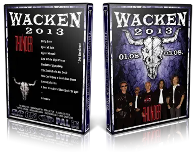 Artwork Cover of Thunder 2013-08-01 DVD Wacken Proshot