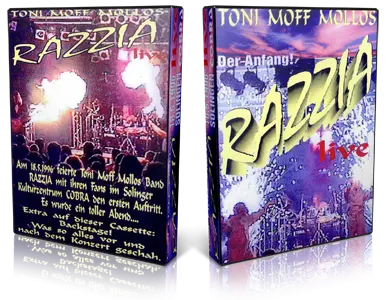 Artwork Cover of Toni Moff Mollo 1996-05-18 DVD Solingen Audience