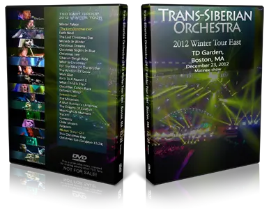 Artwork Cover of Trans-Siberian Orchestra 2012-12-23 DVD Boston Audience