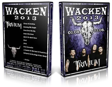 Artwork Cover of Trivium 2013-08-03 DVD Wacken Proshot