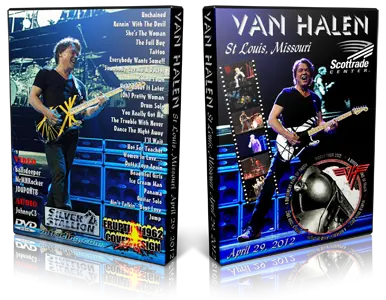 Artwork Cover of Van Halen 2012-04-29 DVD St Louis Audience