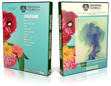 Artwork Cover of Warpaint 2014-05-29 DVD Barcelona Proshot