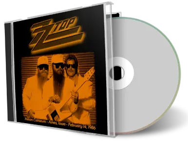 Artwork Cover of ZZ Top 1986-02-14 CD Ames Audience