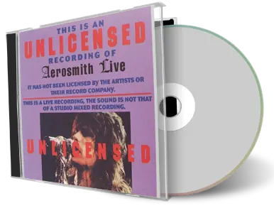 Artwork Cover of Aerosmith 1986-05-19 CD Kalamazoo Audience