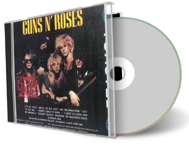 Artwork Cover of Guns N Roses 1987-12-30 CD Pasadena Soundboard