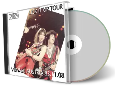 Artwork Cover of Kiss 1983-11-08 CD Vienna Soundboard
