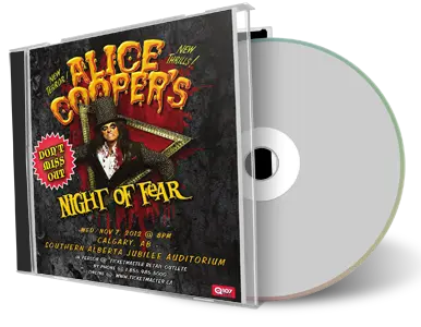 Artwork Cover of Alice Cooper 2012-11-07 CD Calgary Audience
