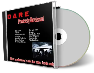 Artwork Cover of Dare Compilation CD Previously Unreleased 2011 Soundboard