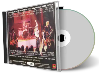 Artwork Cover of Guns N Roses 1986-07-11 CD Hollywood Audience