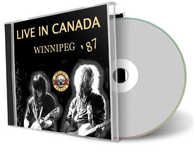 Artwork Cover of Guns N Roses 1987-08-24 CD Winnipeg Audience