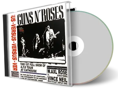 Artwork Cover of Guns N Roses 1988-01-21 CD Hollywood Audience