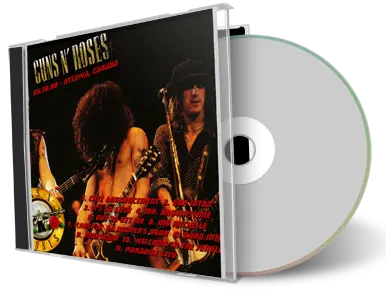 Artwork Cover of Guns N Roses 1988-05-18 CD Ottawa Audience