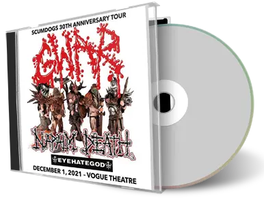 Artwork Cover of Gwar 2021-12-01 CD Vancouver Audience