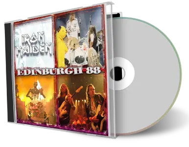 Artwork Cover of Iron Maiden 1988-11-22 CD Edinburgh Audience