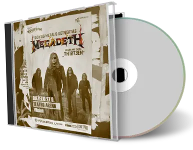 Artwork Cover of Megadeth 2012-06-27 CD Vilnius Audience