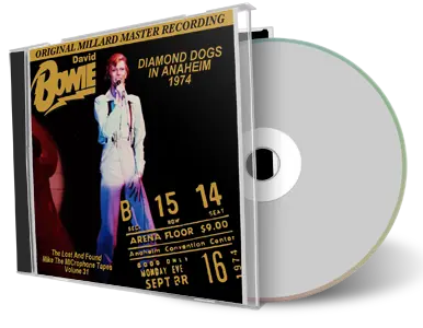Artwork Cover of David Bowie 1974-09-16 CD Anaheim Audience