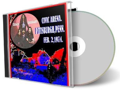 Artwork Cover of Black Sabbath 1974-02-02 CD Pittsburgh Audience