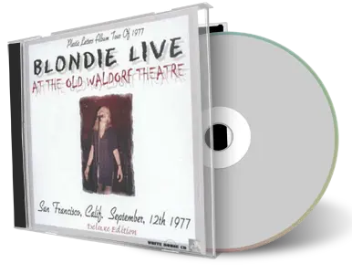 Artwork Cover of Blondie 1977-09-21 CD San Francisco Soundboard