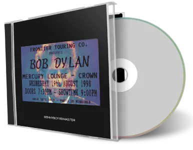 Artwork Cover of Bob Dylan 1998-08-19 CD Melbourne Audience