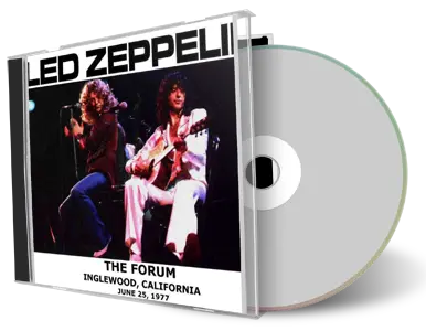 Artwork Cover of Led Zeppelin 1977-06-25 CD Inglewood Audience