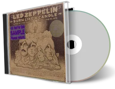 Artwork Cover of Led Zeppelin 1972-06-25 CD Los Angeles Audience