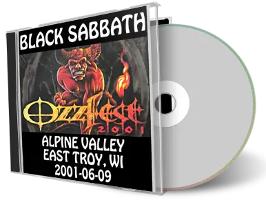 Artwork Cover of Black Sabbath 2001-06-09 CD East Troy Audience