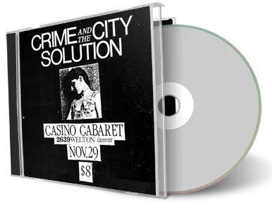 Artwork Cover of Crime And The City Solution 1988-11-29 CD Denver Audience