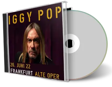 Artwork Cover of Iggy Pop 2022-06-26 CD Frankfurt Audience