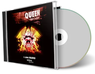 Artwork Cover of Queen And Adam Lambert 2018-06-09 CD Madrid Audience