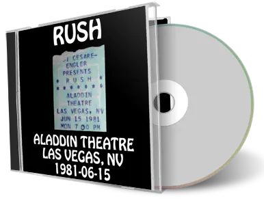 Artwork Cover of Rush 1981-06-15 CD Las Vegas Audience