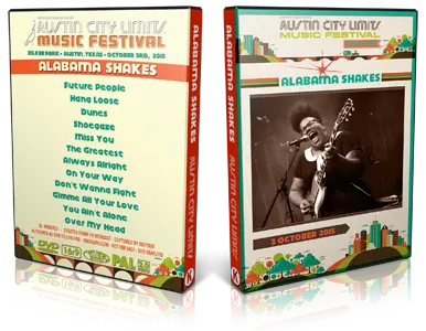 Artwork Cover of Alabama Shakes 2015-10-03 DVD Austin Proshot