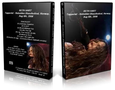 Artwork Cover of Beth Hart 2006-08-05 DVD Notodden Bluesfestival Proshot