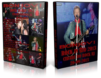 Artwork Cover of Bon Jovi Compilation DVD Rock in Rio 2013 Audience