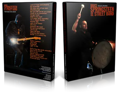 Artwork Cover of Bruce Springsteen 2013-05-28 DVD Hannover Audience