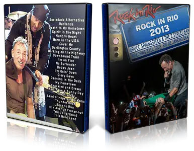 Artwork Cover of Bruce Springsteen 2013-09-21 DVD Rock In Rio Proshot