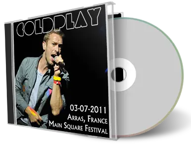 Artwork Cover of Coldplay 2011-07-03 CD Arras Soundboard
