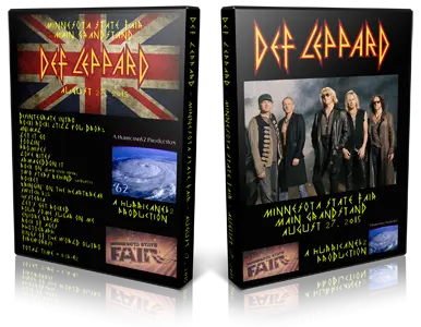 Artwork Cover of Def Leppard 2015-08-27 DVD Minnesota State Fair Audience