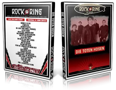 Artwork Cover of Die Toten Hosen 2015-06-05 DVD Rock am Ring Festival Proshot