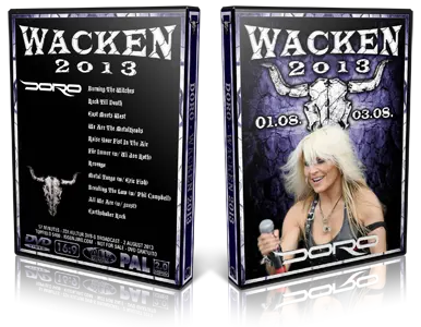 Artwork Cover of Doro 2013-08-02 DVD Wacken Open Air Proshot