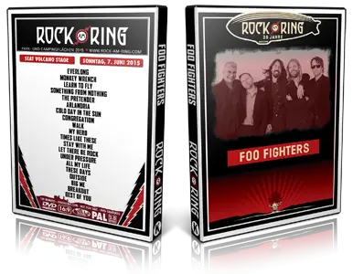 Artwork Cover of Foo Fighters 2015-06-07 DVD Rock am Ring Festival Proshot