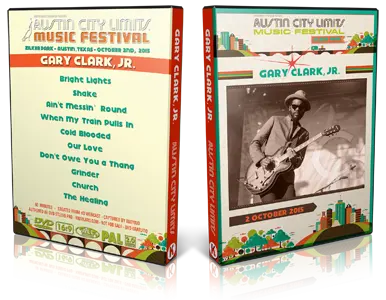 Artwork Cover of Gary Clark Jr 2015-10-02 DVD Austin City Limits Proshot